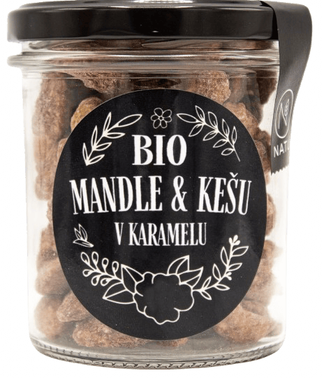 Natu Organic Almonds and Cashews in Caramel