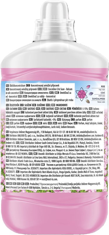 Coccolino Fresh & Soft Silk Lily aviváž (1,702 l)