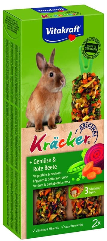 Vitakraft Kräcker Vegetables and Beetroot for Rabbits