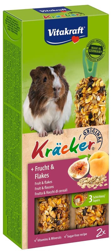 Vitakraft Kräcker Fruit and Oatmeal for Guinea Pigs