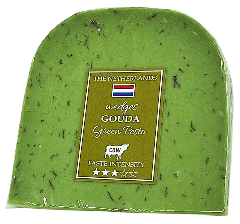 Caseamo Gouda se zeleným pestem