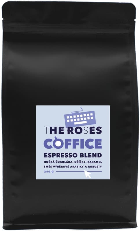 The Roses Coffice Espresso Blend whole bean coffee