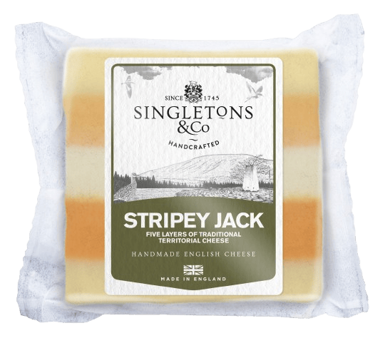 Singletons Stripey Jack block of cheese