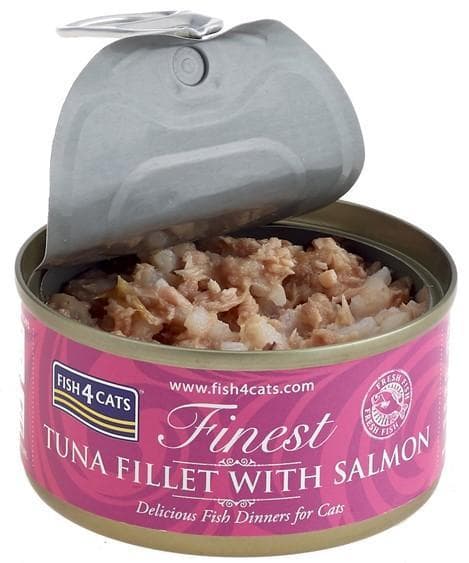 Fish4Cats Finest konzerva pro kočky tuňák s lososem