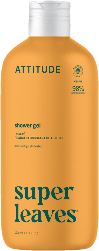 Attitude Super Leaves sprchový gel pomeranč a eukalyptus