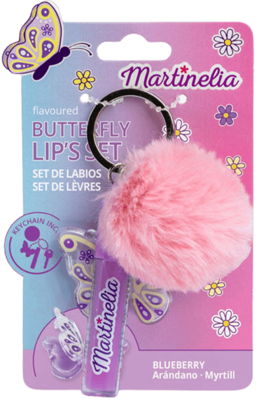 Martinelia World Butterfly lesk na rty & bambulka