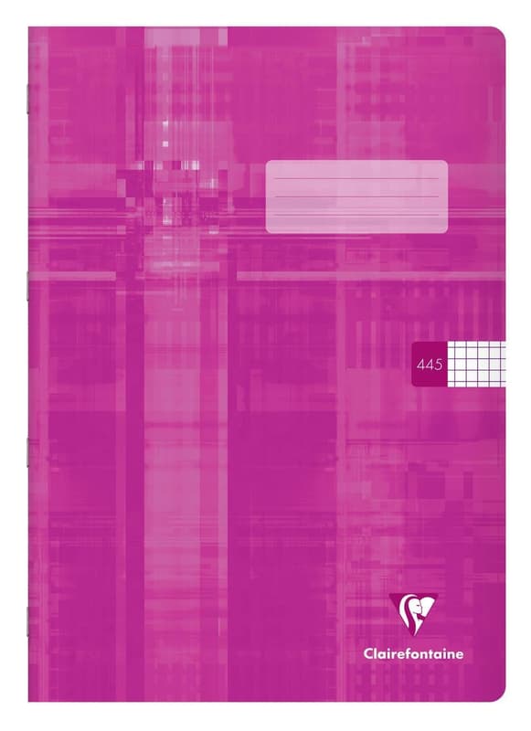 Clairefontaine Metric školní sešit růžový A4 čtverečkovaný, 445, 40 listů