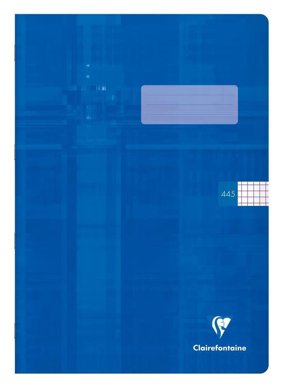 Clairefontaine Metric školní sešit modrý A4 čtverečkovaný, 445, 40 listů