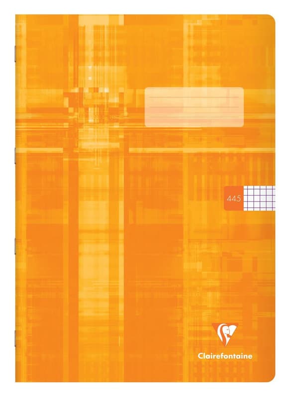 Clairefontaine Metric školní sešit oranžový A4 čtverečkovaný, 445, 40 listů