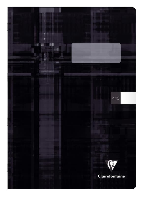 Clairefontaine Metric school notebook black A4 plain, 440, 40 sheets