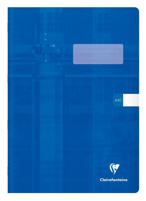 Clairefontaine Metric school notebook blue A4 clear, 440, 40 sheets