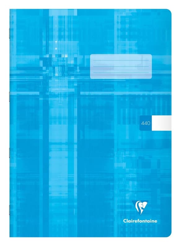 Clairefontaine Metric school notebook light blue A4 clear, 440, 40 sheets