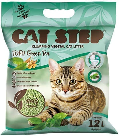 Cat Step Tofu Green Tea clumping litter for cats