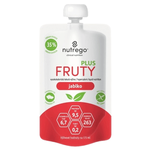 NUTREGO FRUTY PLUS JABLKO perorální roztok 4X175ML