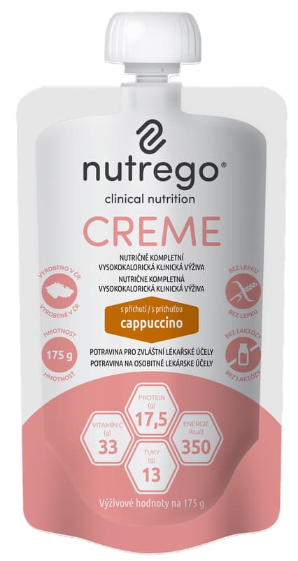 NUTREGO CREME S PŘÍCHUTÍ CAPPUCCINO perorální roztok 12X175G