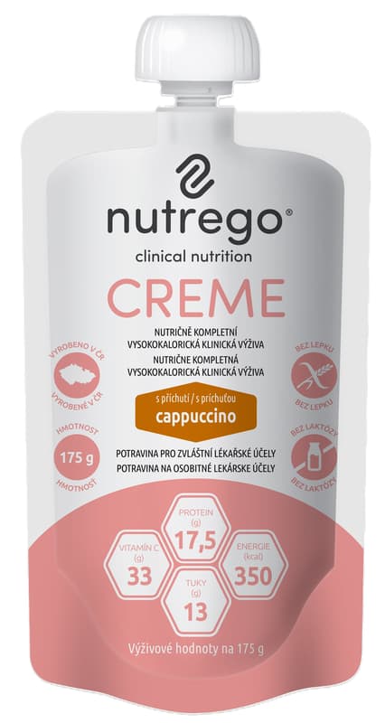 NUTREGO CREME S PŘÍCHUTÍ CAPPUCCINO perorální roztok 12X175G