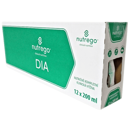 NUTREGO DIA S PŘÍCHUTÍ VANILKA perorální roztok 12X200ML