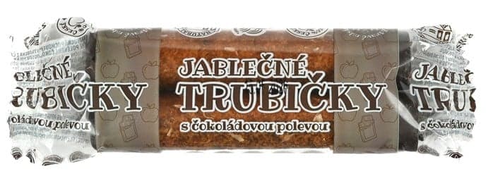 Bioprodukt Apple tubes with chocolate coating