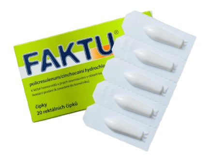 FAKTU 100MG/2,5MG čípek 20