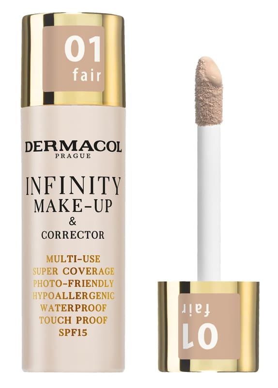 Dermacol Infinity make-up a korektor, odstín 01 Fair