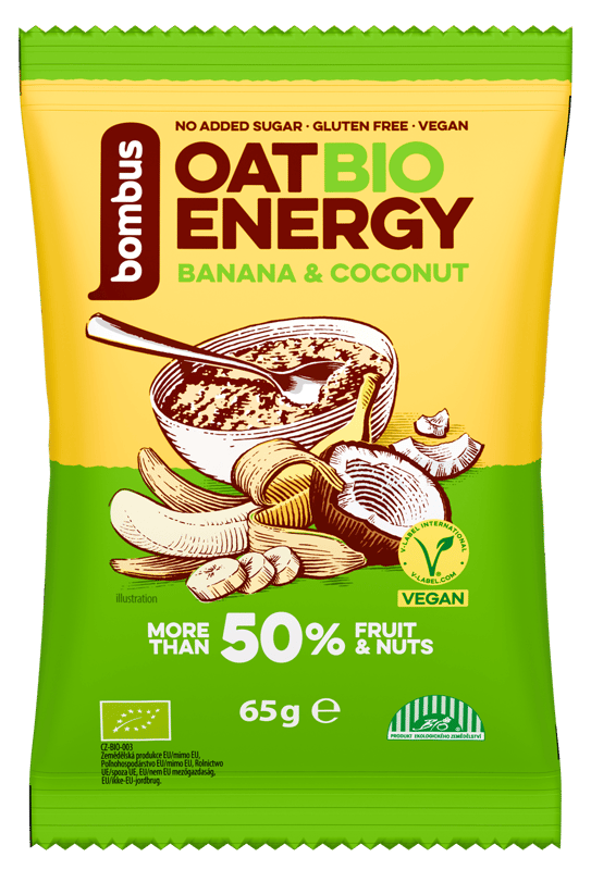 Bombus BIO Oatmeal Banana and Coconut