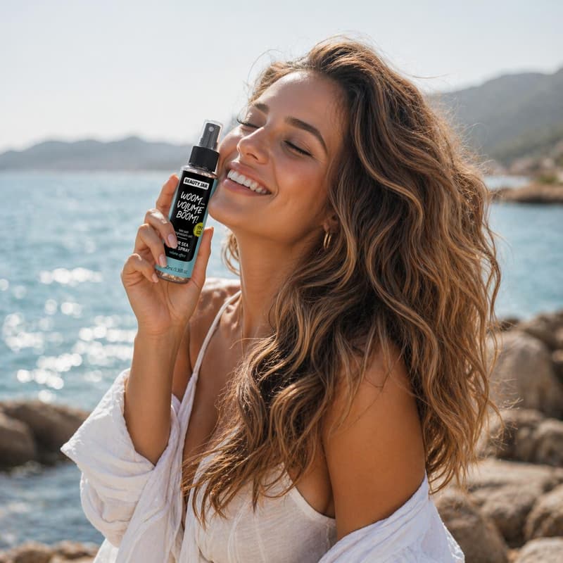 Beauty Jar Woom Volume Boom sprej na objem a efekt od moře