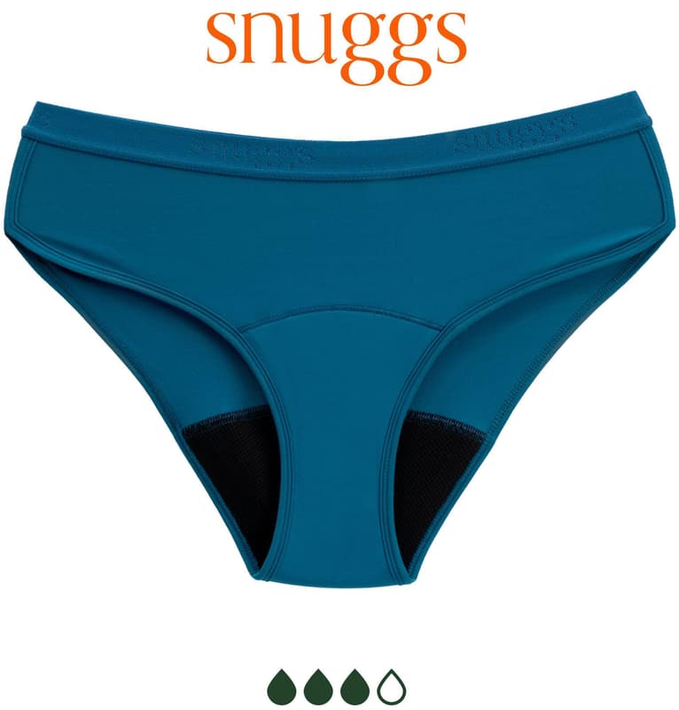 Snuggs Active Classic Menstrual Panties M, Petrol