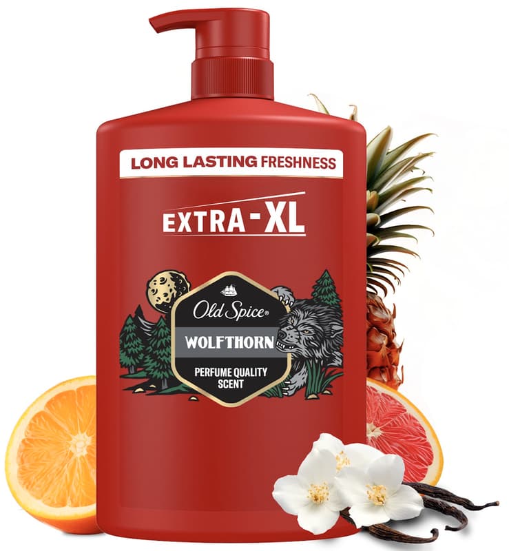 Old Spice Wolfthorn Shower Gel and Shampoo