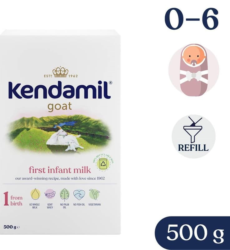 Kendamil Kozí kojenecké mléko 1
