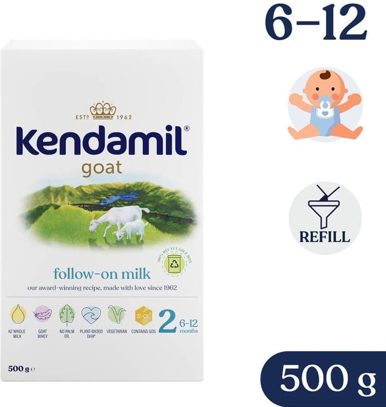Kendamil Kozí pokračovací mléko 2
