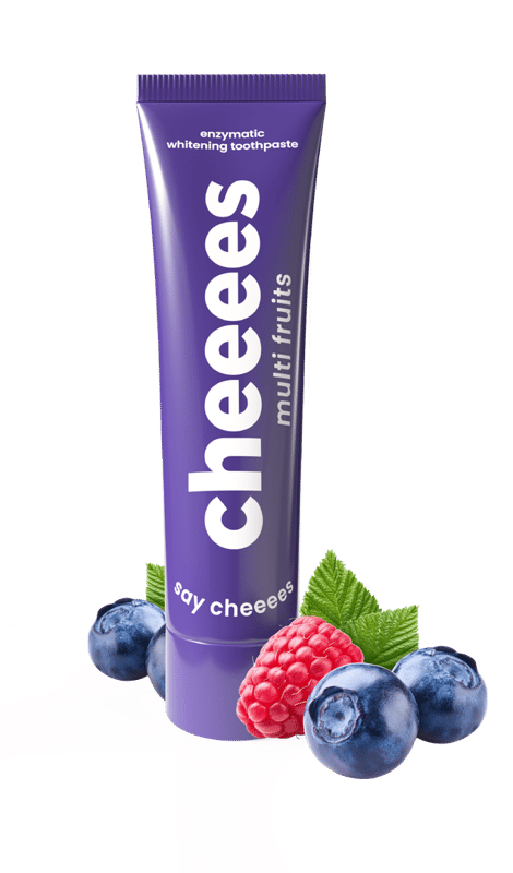 Cheeees Multi fruits enzymatická bělicí zubní pasta