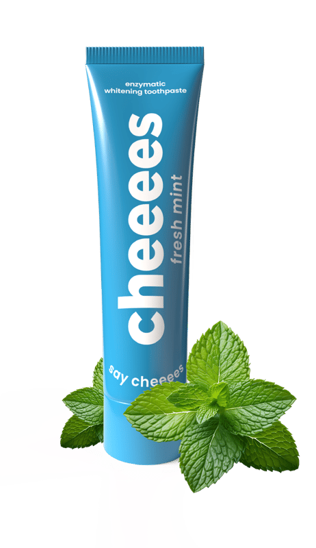 Cheeees Fresh mint enzymatická bělicí zubní pasta