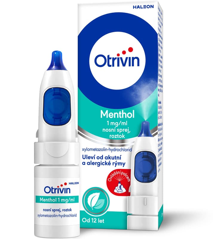 OTRIVIN MENTHOL 1MG/ML Nosní sprej, roztok 1X10ML II