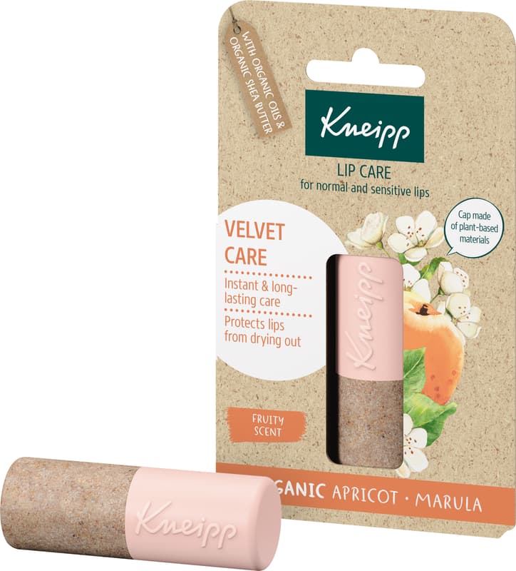 Kneipp Velvet Care balzám na rty meruňka