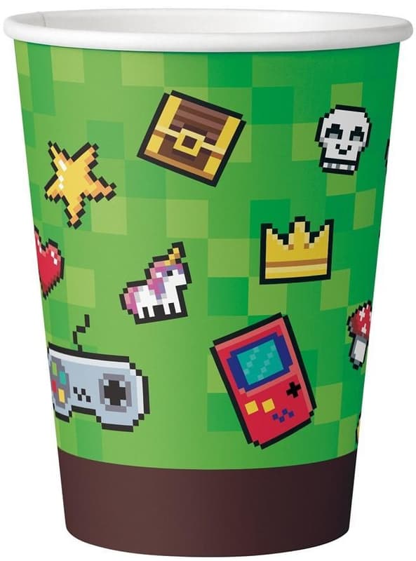 Rystol Paper Cups Pixel Minecraft 200 ml