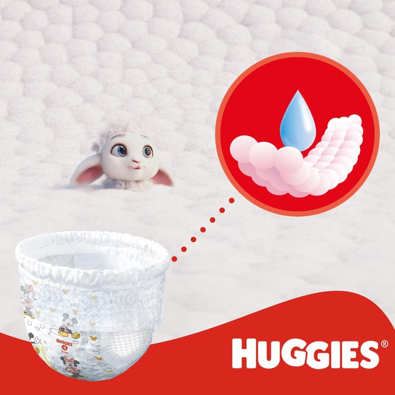 Huggies® Little Movers Pants box plenkové kalhotky 4 (9–14 kg)