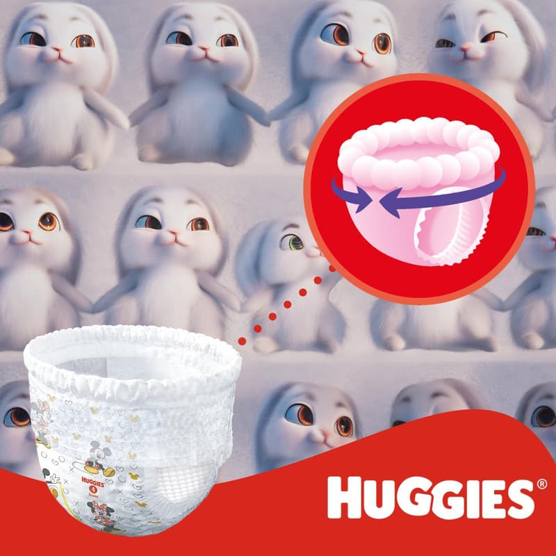 Huggies® Little Movers Pants box plenkové kalhotky 4 (9–14 kg)