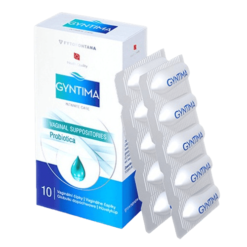 Fytofontana GYNTIMA Probiotica vag.čípky 10ks