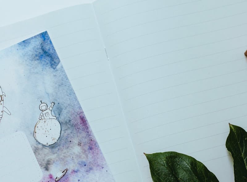 Be Nice ECO School notebook A6 lined, space, No. 624