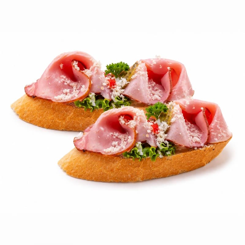 Libeřské lahůdky Bread with neck and horseradish