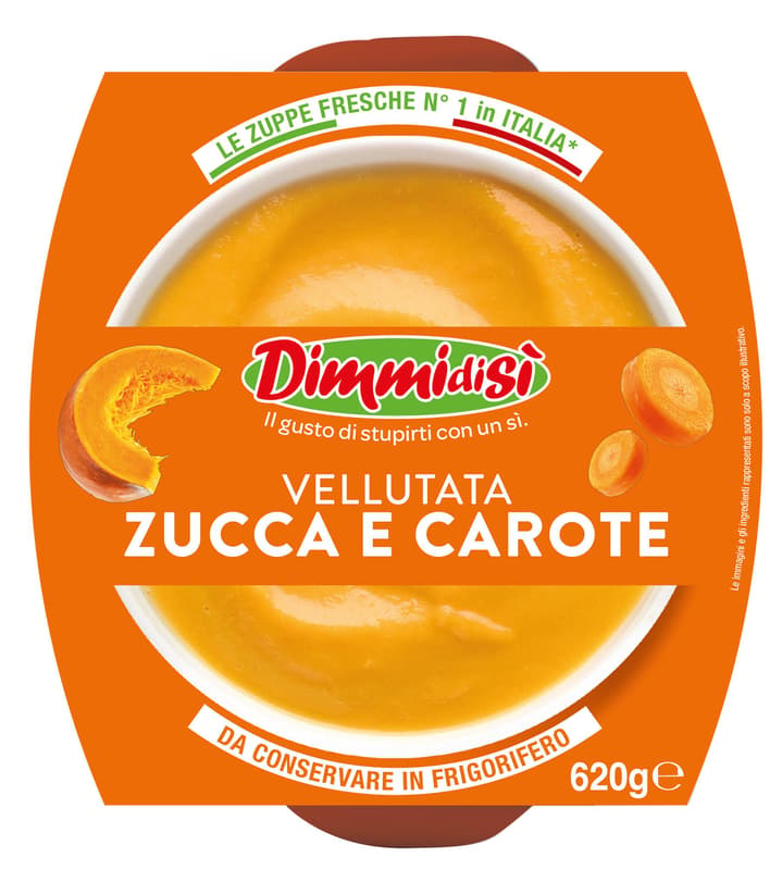 DimmidiSì Pumpkin and carrots cream soup (2 portions)