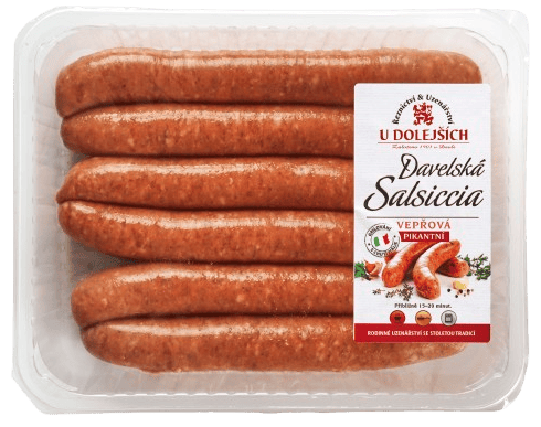 U Dolejších Davelská vepřová salsiccia pikantní