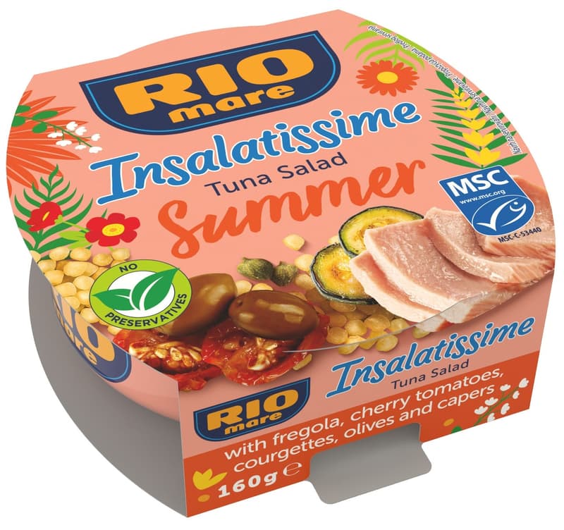 Rio Mare Insalatissime Ready Meal with fregola pasta, vegetables and tuna