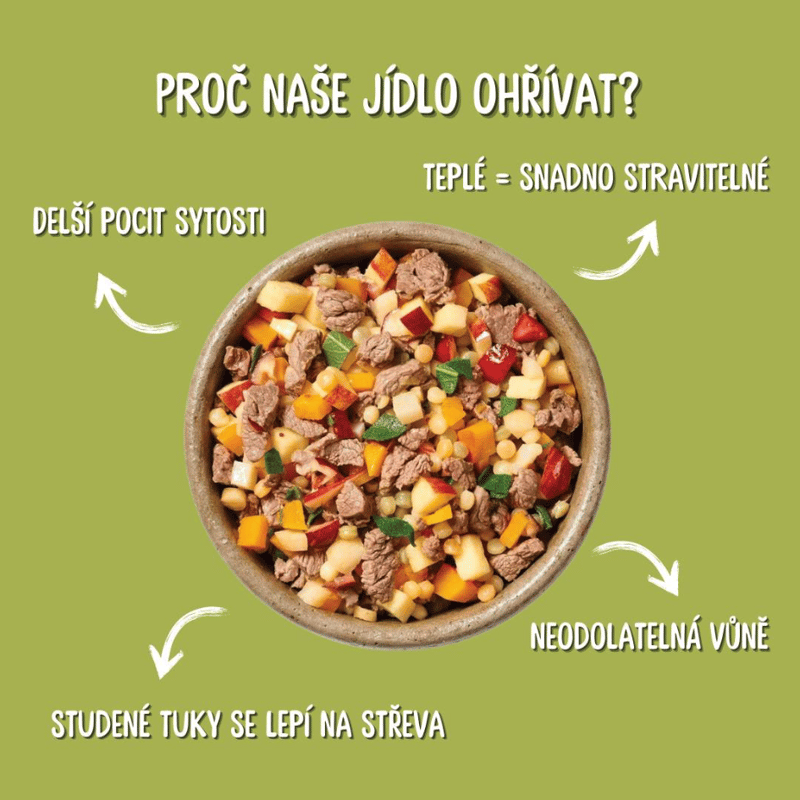 BiBi Food Krůtí hudry – vařené psí jídlo
