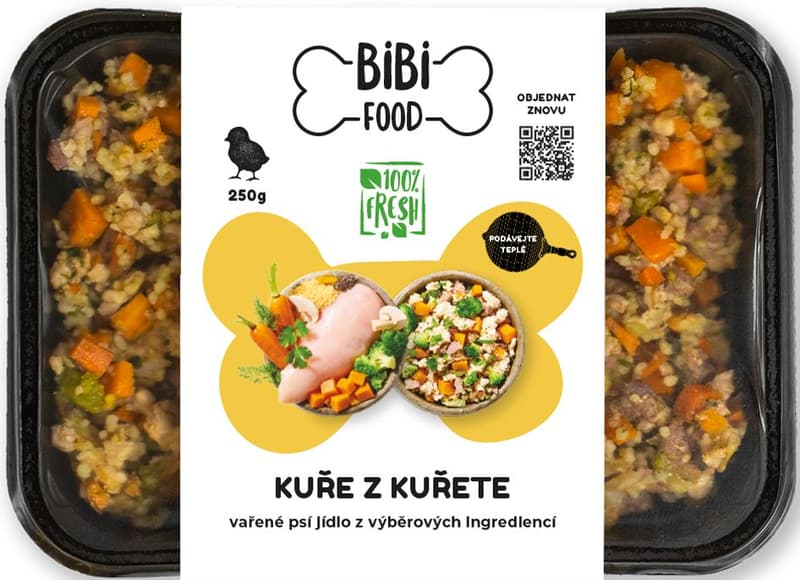 BiBi FOOD Chicken from chicken - cooked dog food