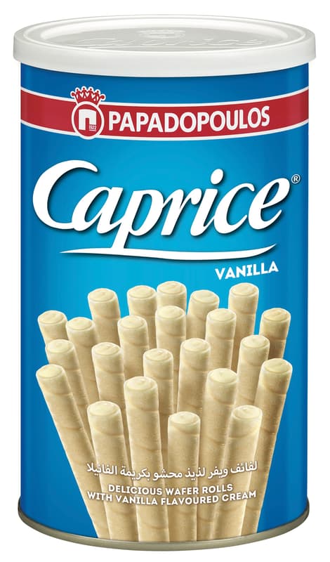 Caprice Plněné trubičky vanilka