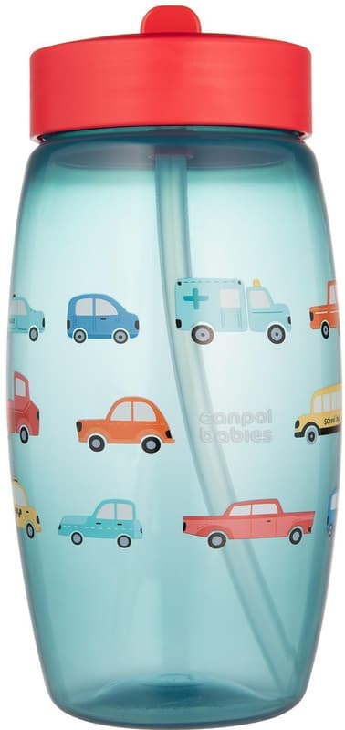 Canpol babies Cars lahev se sklápěcím pítkem 400 ml