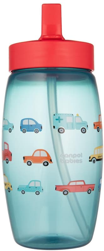 Canpol babies Cars lahev se sklápěcím pítkem 400 ml