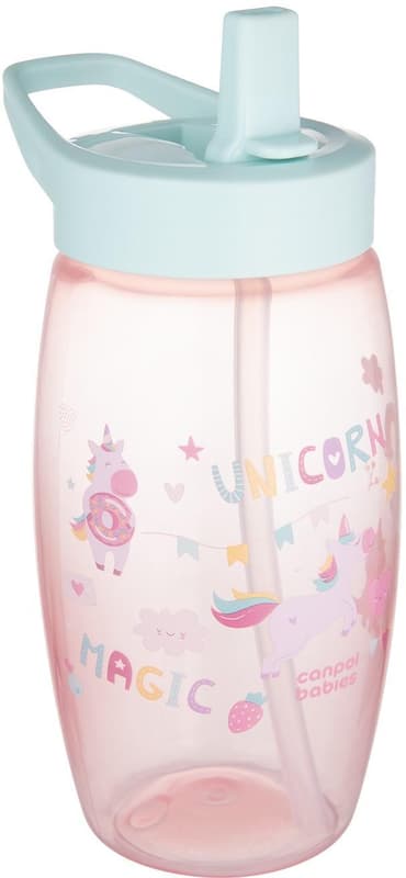 Canpol babies Unicorns sports bottle with foldable spout 400 ml