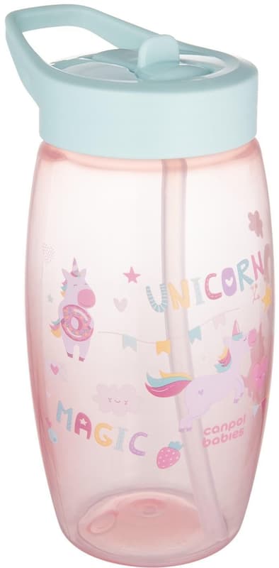 Canpol babies Unicorns sports bottle with foldable spout 400 ml